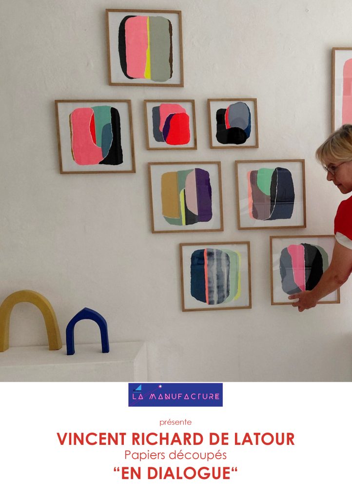 Carton d'exposition « En dialogue » — Vincent Richard de Latour, La Manufacture